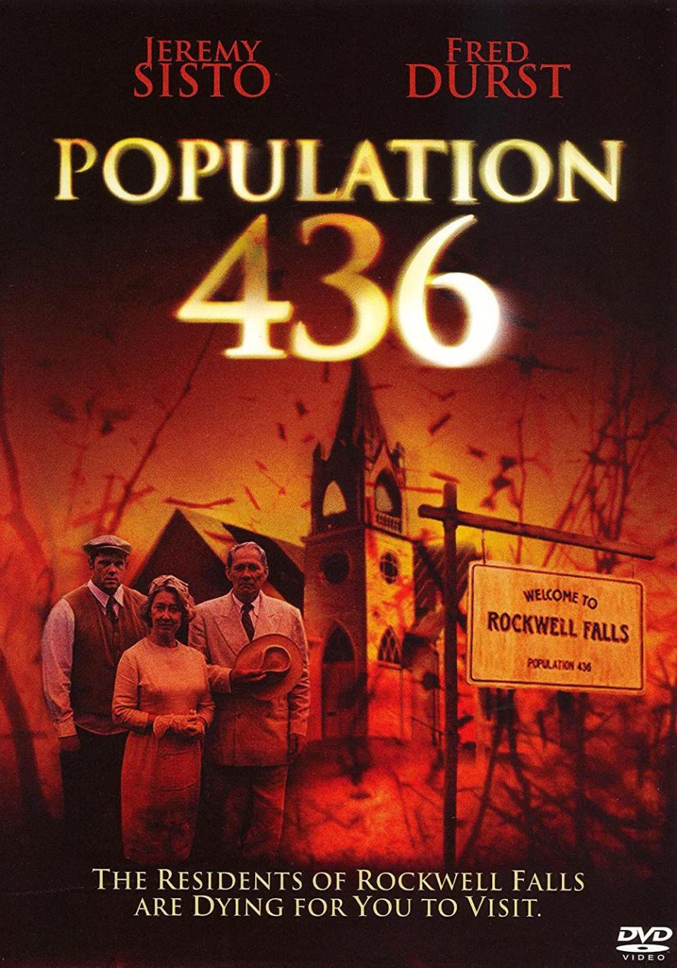 <p>The town of Rockwell Falls has had the same number of residents — 436 — for over a century. A census taker visits to find out why, and is horrified by what she discovers.</p><p><a class="link " href="https://www.netflix.com/title/70053037" rel="nofollow noopener" target="_blank" data-ylk="slk:WATCH ON NETFLIX;elm:context_link;itc:0;sec:content-canvas">WATCH ON NETFLIX</a></p>