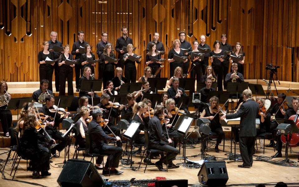 The Britten Sinfonia, here performing at the Barbican in 2017 - Rhydian Peters