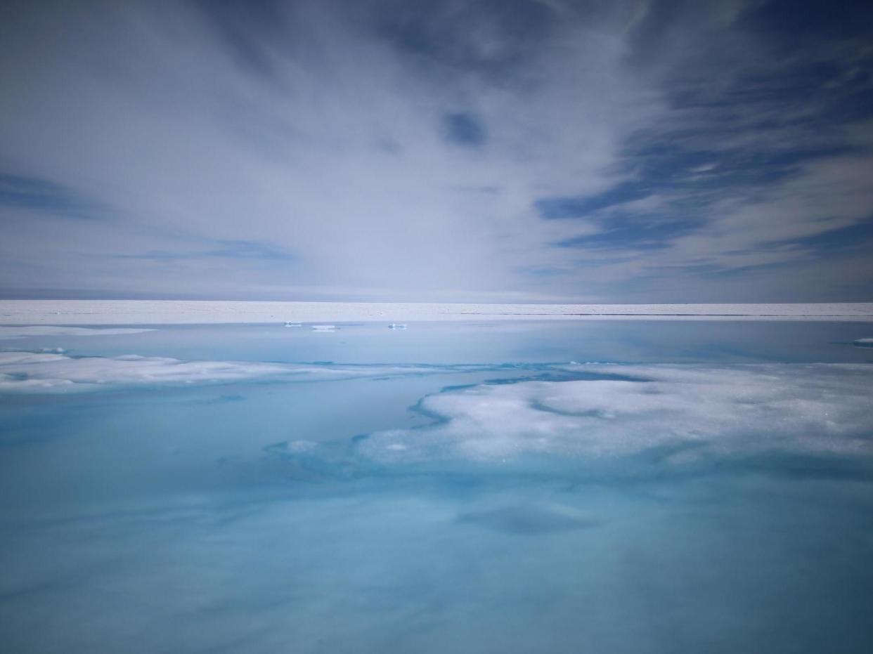 The Greenland Ice Sheet is one of the largest potential contributors to global mean sea level rise if global warming continues to increase: Getty Images