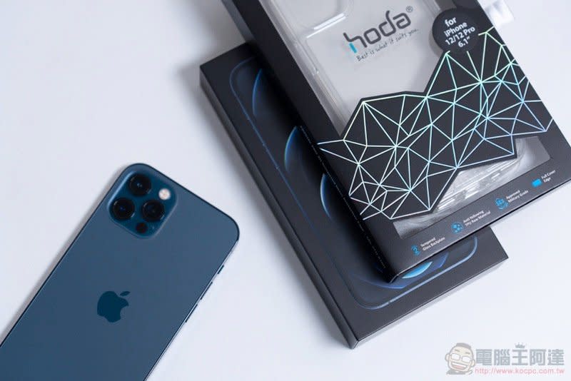 hoda iPhone 12 Pro 晶石防摔保護殼開箱體驗：晶透美型與柔嫩質感的極致之選