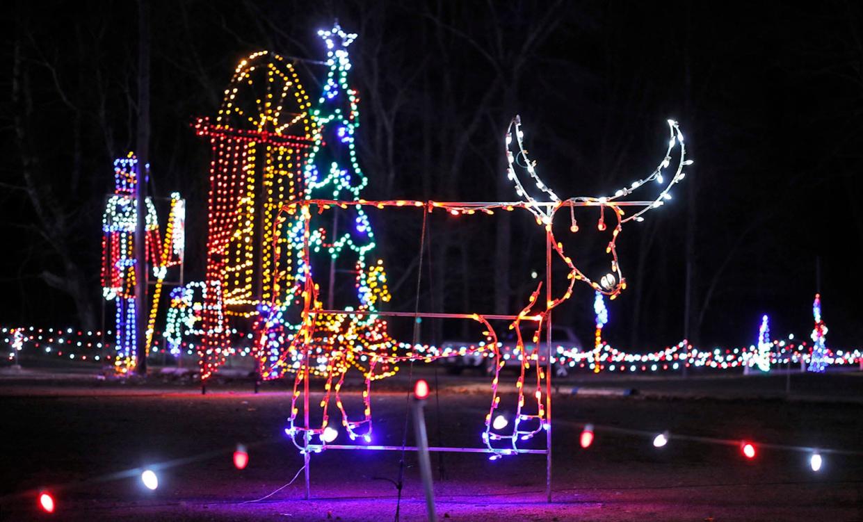 The South Shore Celebration of Lights brings more than 1 million LED bulbs to the Marshfield Fairgrounds. This year's event begins Friday, Nov. 24, and runs through Saturday, Dec. 30.