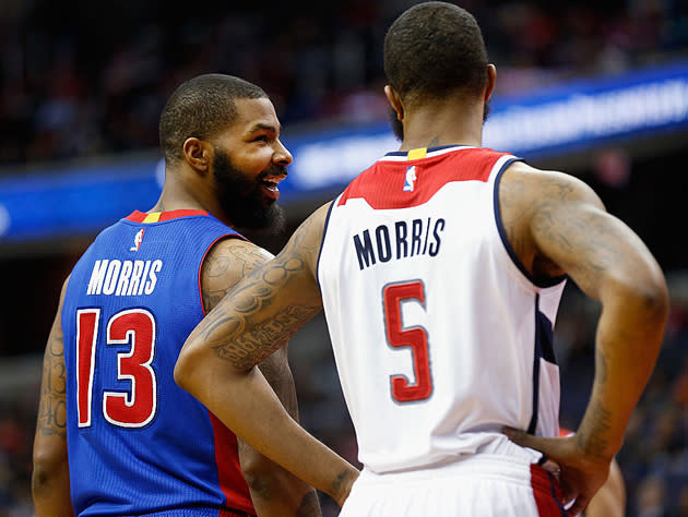 Markieff Morris denied he switched places with twin Marcus during the 2017  Playoffs: He's 10 pounds lighter than me. - Basketball Network - Your  daily dose of basketball