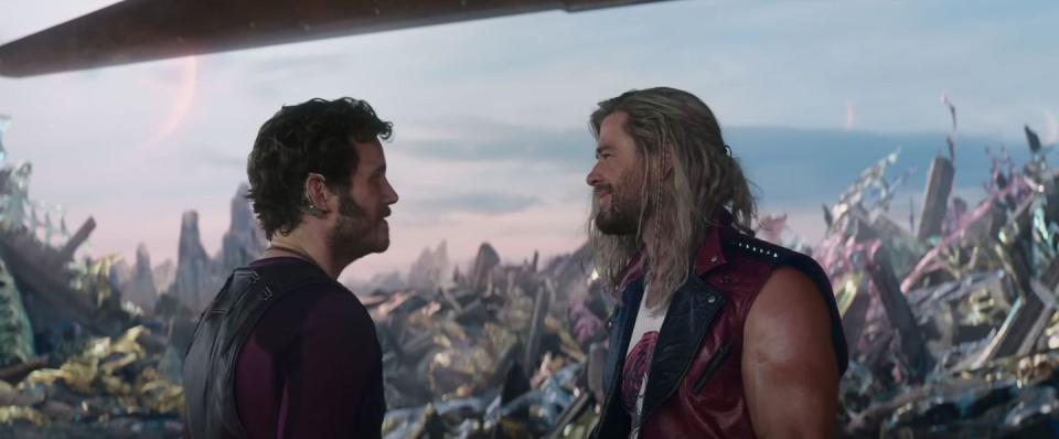 thor and star lord in love and thunder