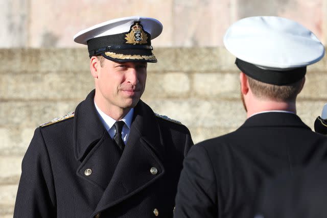 <p>Chris Jackson - WPA Pool/Getty</p> Prince William arriving at the Royal Naval college at Dartmouth, Devon
