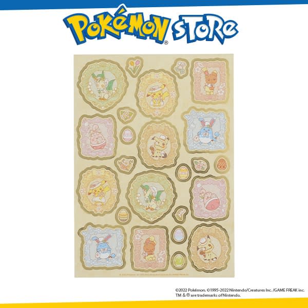 Pokémon Center Original Foil Stamping Sticker Photogenique Easter 2022. (Photo: Shopee SG)