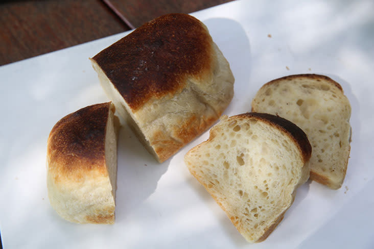 The sourdough Hainanese white bread makes a great traditional breakfast with ‘kaya’ and half boiled eggs