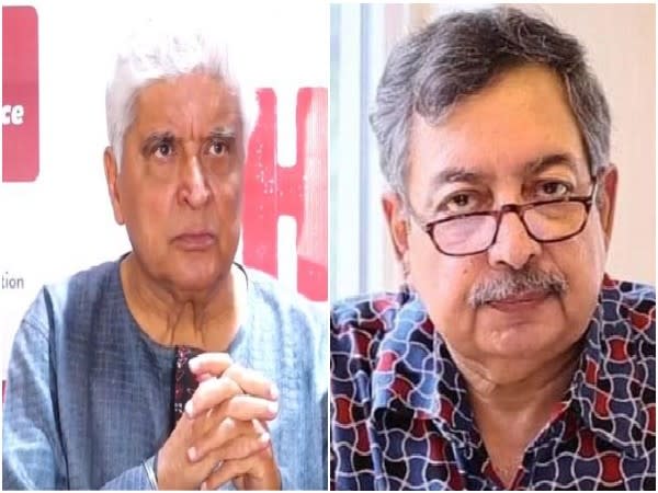 Javed Akhtar, late journalist Vinod Dua (Image source: Twitter)