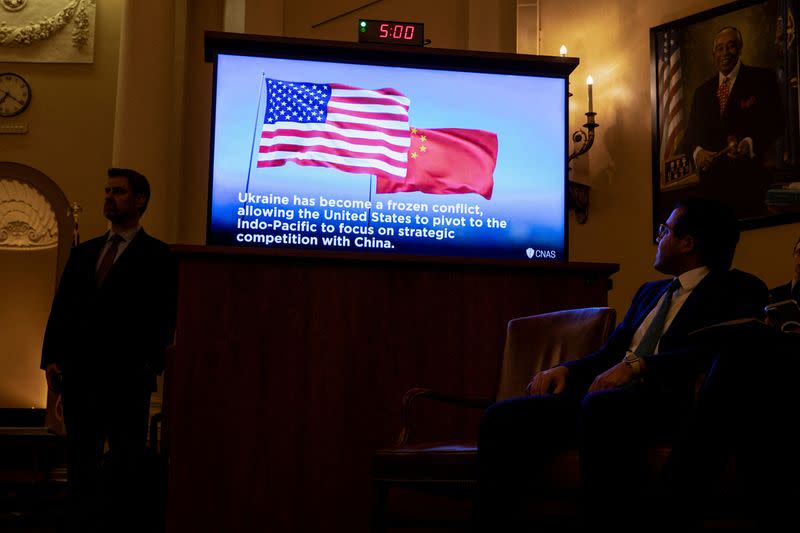 House Select Committee on the Strategic Competition Between the United States and the Chinese Communist Party holds a meeting on the wargames simulation "Taiwan Tabletop Exercise (TTX)," on Capitol Hill in Washington