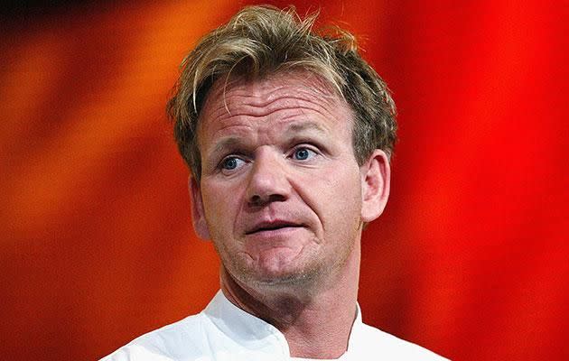 Gordon Ramsay had a very unfortunate accident on holiday. Photo: Getty.