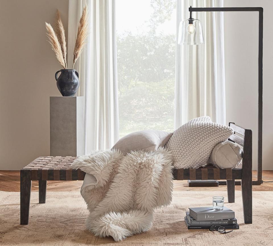 <p><a href="https://go.redirectingat.com?id=74968X1596630&url=https%3A%2F%2Fwww.potterybarn.com%2Fproducts%2Fwoven-leather-daybed%2F&sref=https%3A%2F%2Fwww.cosmopolitan.com%2Flifestyle%2Fg43472350%2Fluxury-furniture-brands%2F" rel="nofollow noopener" target="_blank" data-ylk="slk:Shop Now;elm:context_link;itc:0;sec:content-canvas" class="link ">Shop Now</a></p><p>Woven Leather Daybed</p><p>$958.99</p><p>potterybarn.com</p><span class="copyright">Pottery Barn</span>