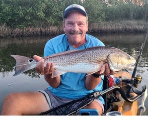 Check out the spot on the redfish Pat Laurienti recently caught. It's a sideways heart.