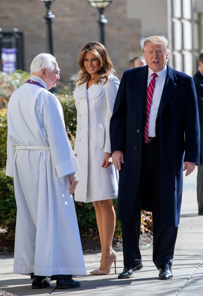 melania trump, st. patrick's day