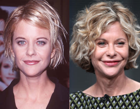 Meg Ryan was America's sweetheart and box office queen in the '80s and '90s with a string of hits like <i>When Harry Met Sally...</i>, <i>Sleepless in Seattle</i> and <i>You've Got mail</i>. As Ryan tried to hold back the years her appearance changed dramatically from the fresh-faced ingenue of her earlier films.
