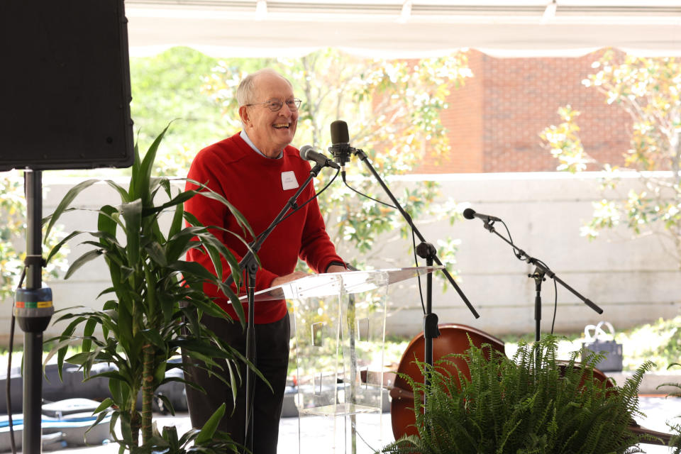 Retired U.S. Sen. Lamar Alexander was a featured speaker at the recent Inaugural Baker School Gala at the University of Tennessee Knoxville’s Baker School of Public Policy and Public Affairs. (University of Tennessee Knoxville’s Baker School of Public Policy and Public Affairs)