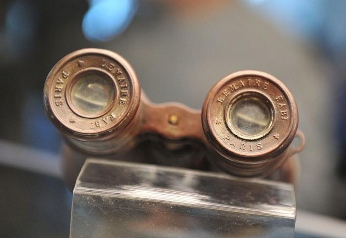 NEW YORK, NY - JANUARY 05:  A view of an artifact recovered from the wreck site of the RMS Titanic on display at the Titanic Auction preview at the Intrepid Sea-Air-Space Museum on January 5, 2012 in New York City.  (Photo by Mike Coppola/Getty Images)