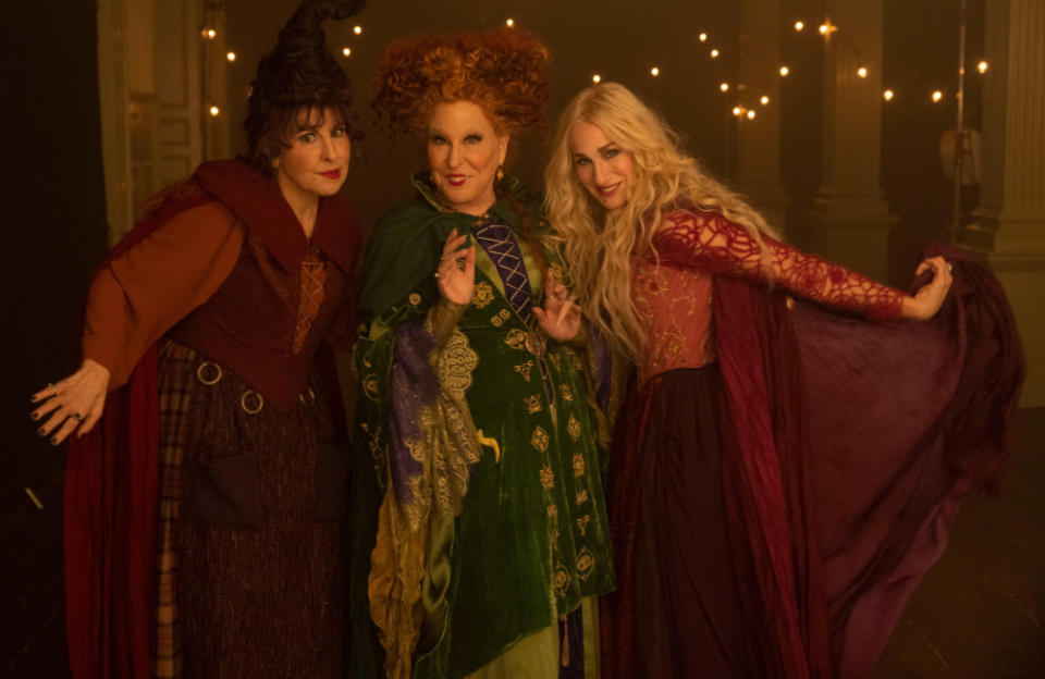 Only the Sanderson Sisters were back in the Hocus Pocus sequel credit:Bang Showbiz