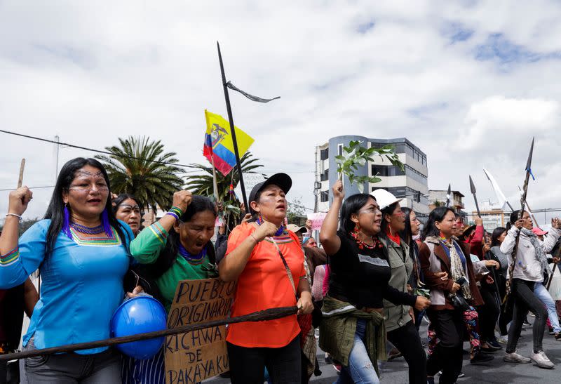 Anti-government protests in Quito