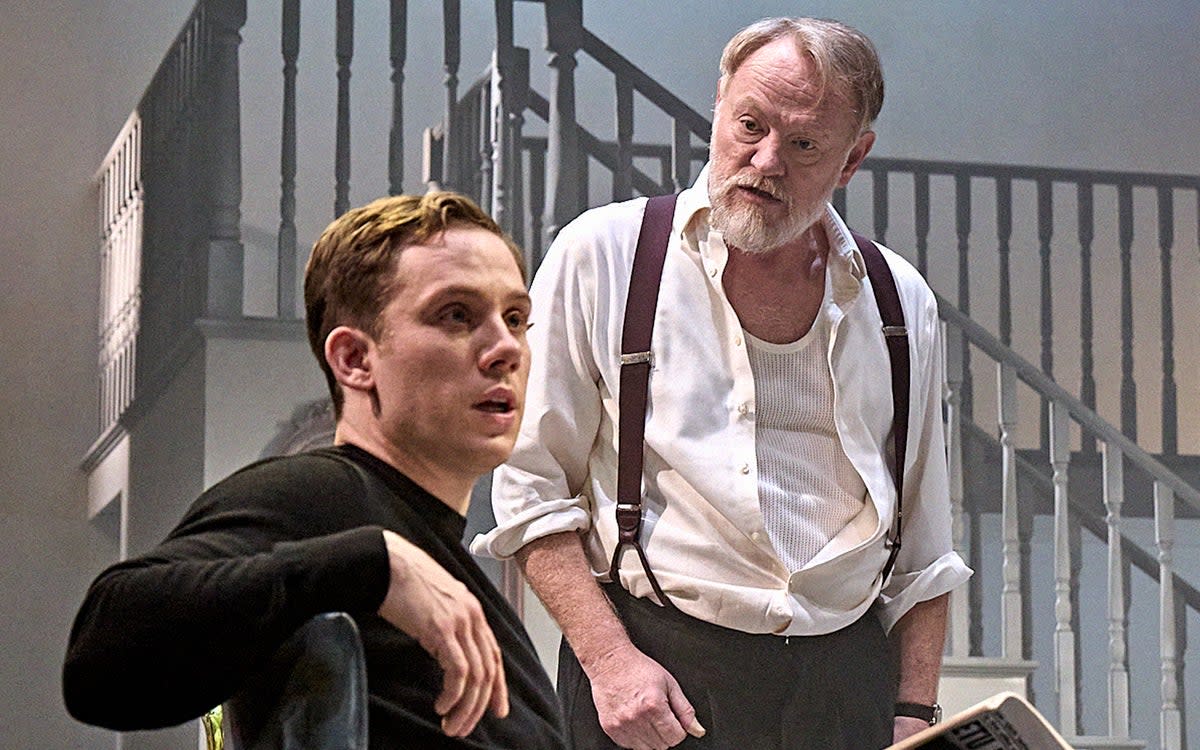 Jared Harris and Joe Cole in The Homecoming at the Young Vic (Manuel Harlan)