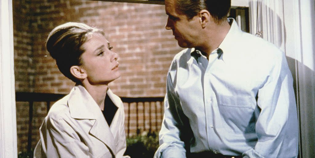 on the set of breakfast at tiffany's