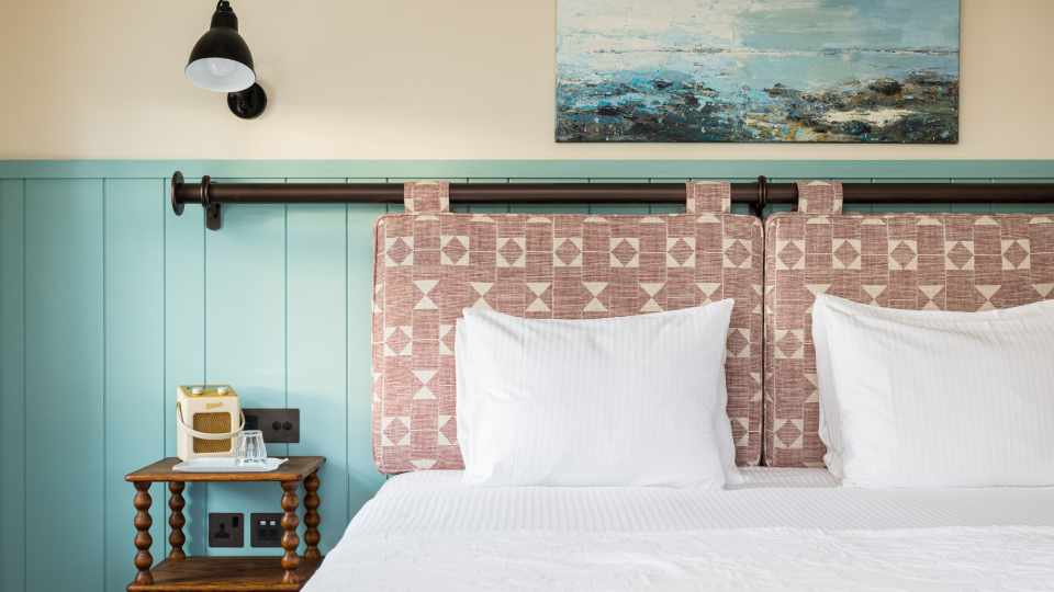 A bedroom at The New Inn Tresco