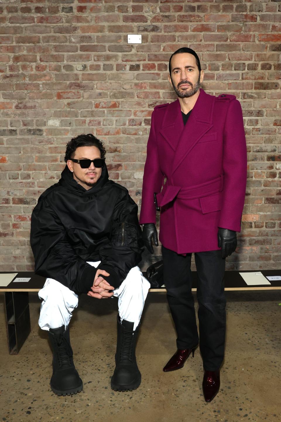 Char Defrancesco and Marc Jacobs at Proenza Schouler (Getty Images for NYFW: The Shows)