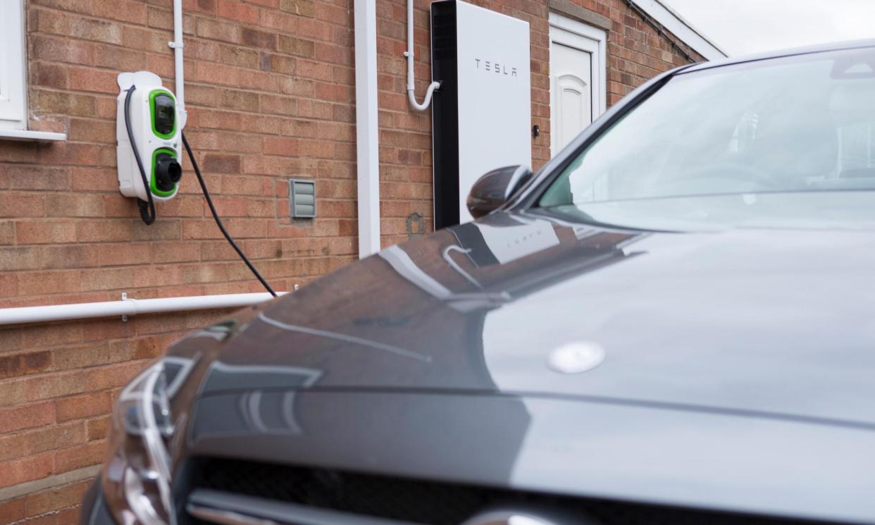 <span>Households could feed power from EVs and home batteries into the grid more efficiently under plans proposed by AMEC.</span><span>Photograph: Adrian Arbib/Alamy</span>