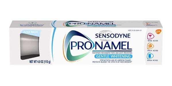 Sensodyne toothpaste showcase