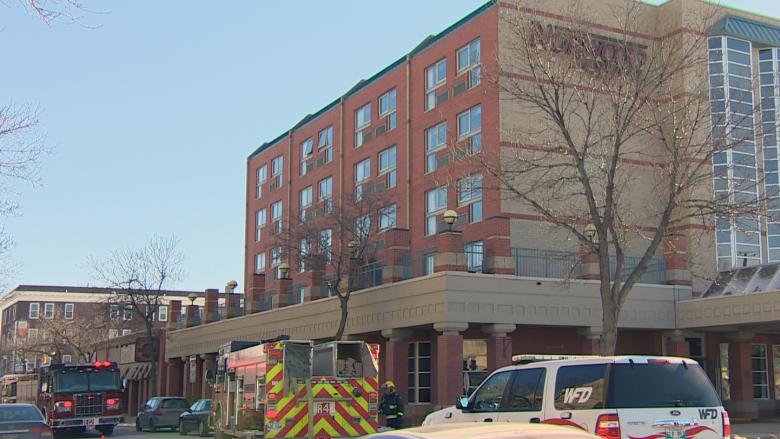 Firefighter injured responding to Norwood Hotel dryer fire