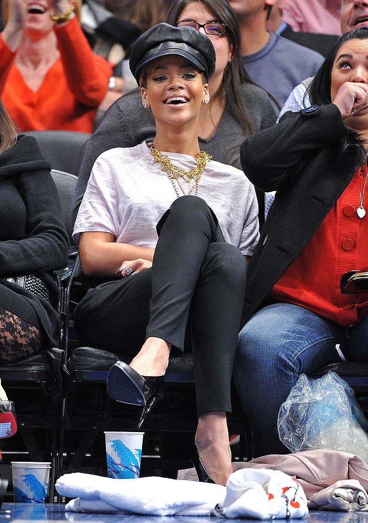 Rihanna Knicks Game