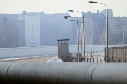 The Berlin Wall, pictured here in 1976, is the best known part of the Iron Curtain that separated communist Eastern Europe from the West