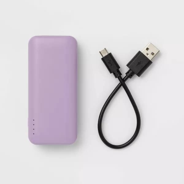 power bank in lavendar