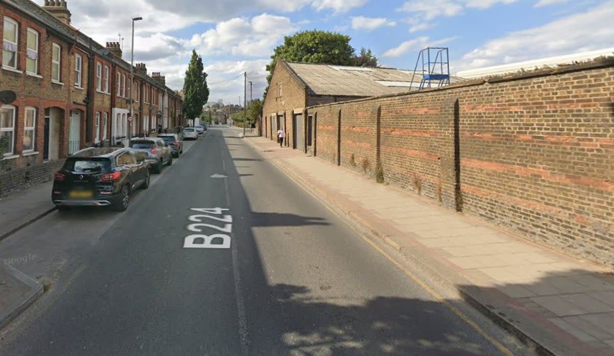 Officers on foot patrol in Wandsworth had approached a stationary car on Silverthorne Road (Met Police)