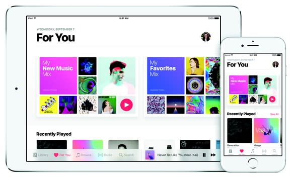 Apple Music on Mac and iPhone