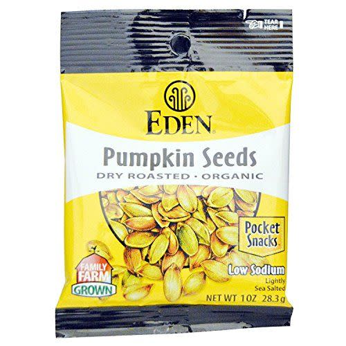 36) Pumpkin Seeds, Dry Roasted and Salted