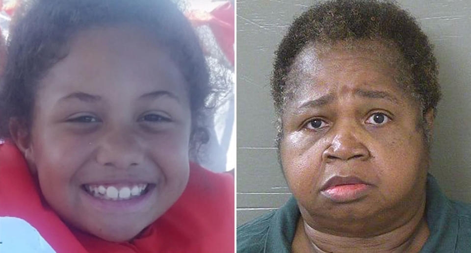 Veronica Green Posey, 66, of Florida was found guilty of first-degree murder after she sat on nine-year-old Dericka Linday killing her. Source: WKRG/ Associated Press Images