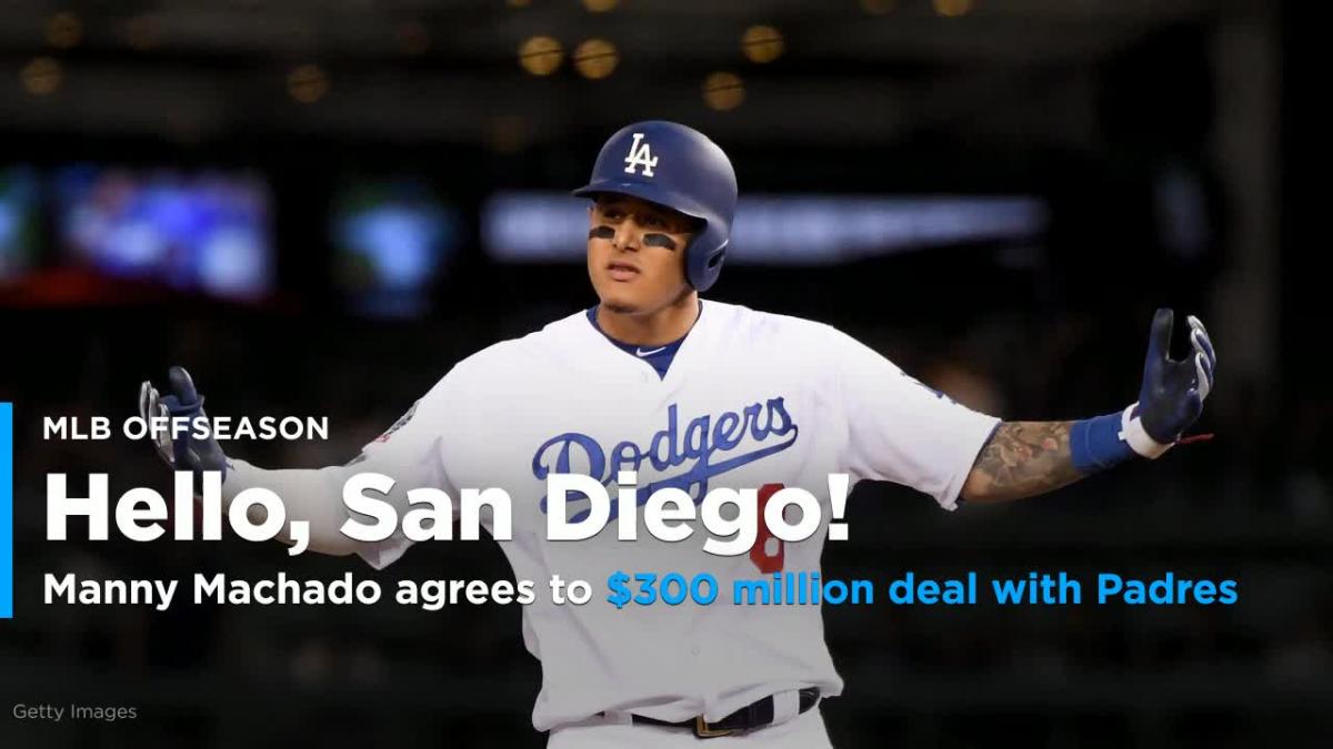 Manny Machado, Padres Agree to 10-Year, $300 Million Deal - WSJ