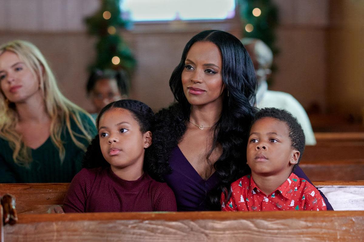 Pictured: Isabel Birch, Krystal Joy Brown, Jayden Oniah<p>Courtesy of Hallmark Media</p>