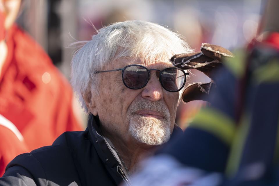 Bernie Ecclestone of United Kingdom during the Audi FIS Alpine Ski World Cup - Men's Super G on January 24, 2020 in Kitzbuehel, Austria. (Photo by Klaus Pressberger/SEPA.Media /Getty Images)