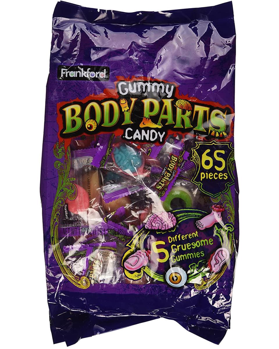 9) Gummy Body Parts Candy