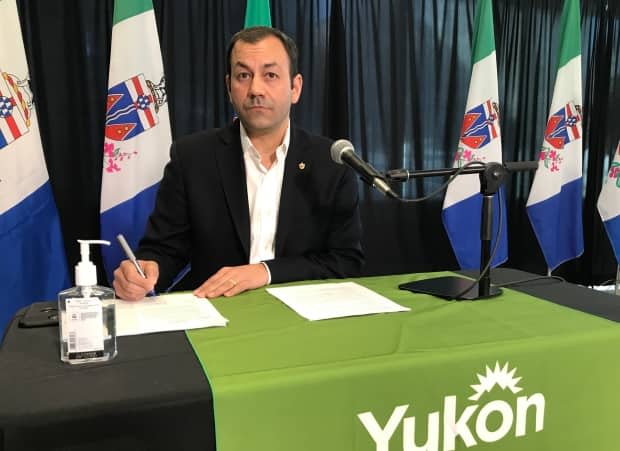 'Our response was a model for other Canadian jurisdictions,' said Yukon Economic Development Minister Ranj Pillai on Wednesday, as he announced new and extended support programs for local businesses. (Wayne Vallevand/CBC - image credit)