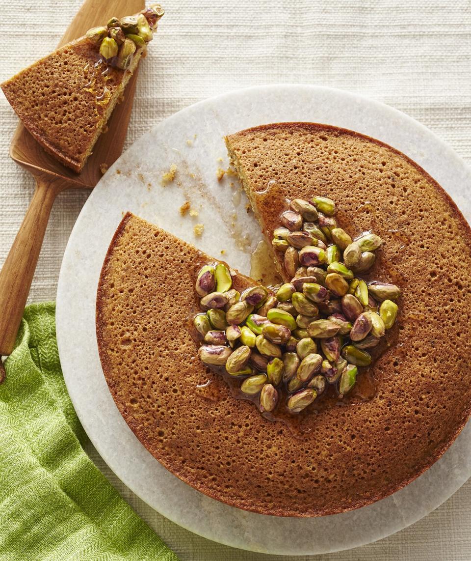 Pistachio Brown Butter Cake