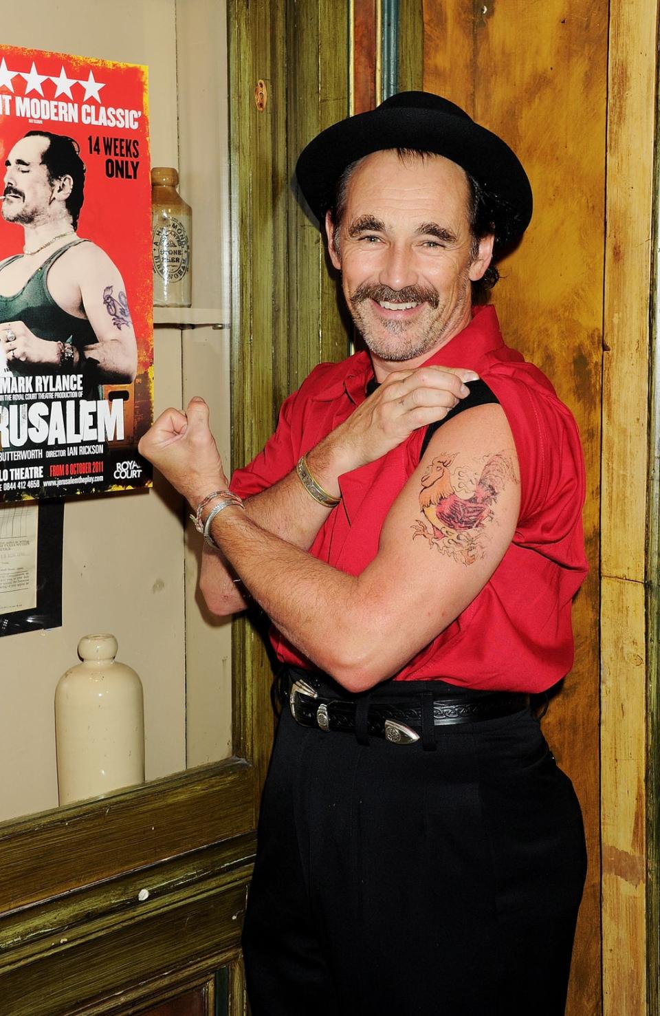 Mark Rylance at Jerusalem’s press night afterparty in 2011 (Getty Images)