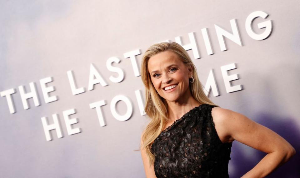us actress reese witherspoon arrives for apple tv the last thing he told me premiere at the bruin regency theatre in westwood, california, on april 13, 2023 photo by michael tran afp photo by michael tranafp via getty images