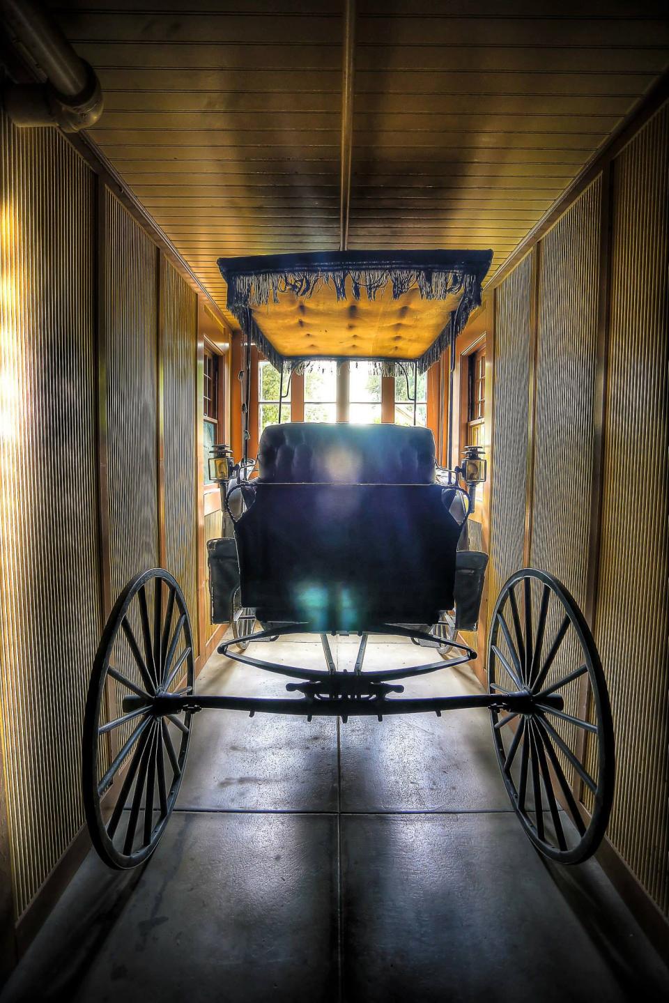 carriage room at the winchester house