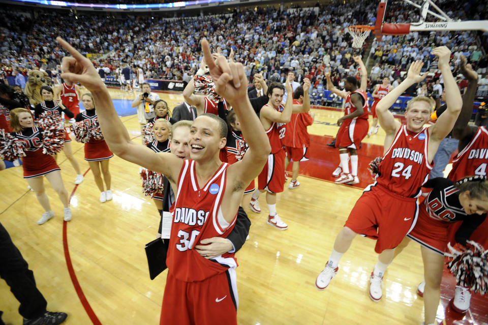 Davidson's Stephen Curry in 2008