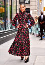 <p>Ruth Negga was spotted in New York wearing a summer-ready floral dress by Michael Kors. [Photo: Getty] </p>