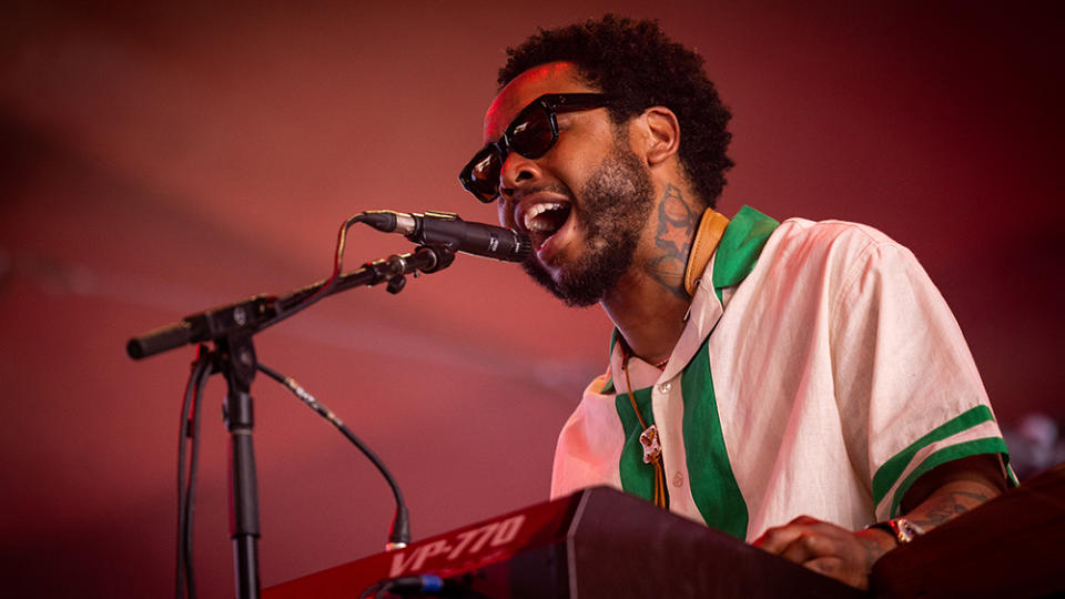 INDIO, CALIFORNIA - APRIL 15: Terrace Martin performs onstage with 'Dinner Party' at the 2023 Coachella Valley Music And Arts Festival on April 15, 2023 in Indio, California. (Photo by Emma McIntyre/Getty Images for Coachella)