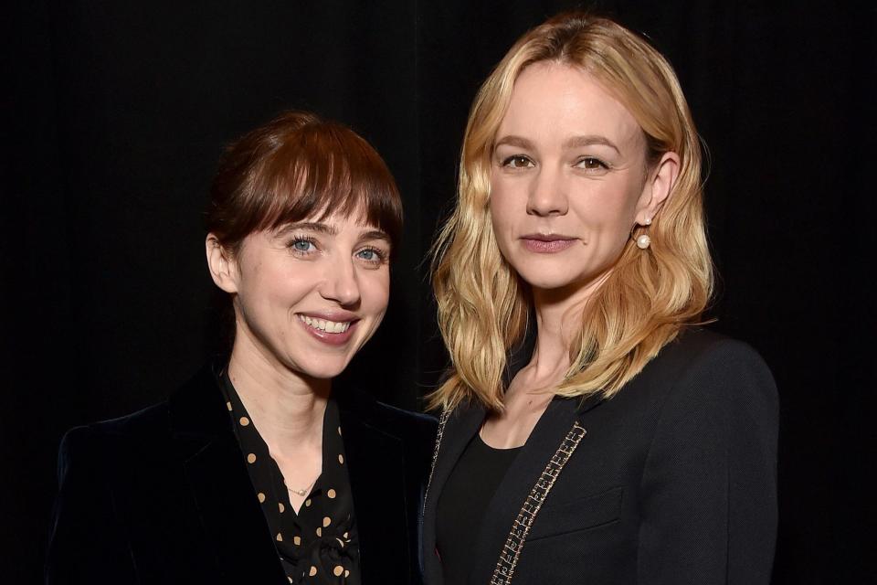 Zoe Kazan and Carey Mulligan attend CinemaCon 2022 - Universal Pictures and Focus Features Invites You to a Special Presentation Featuring Footage from its Upcoming Slate at The Colosseum at Caesars Palace during CinemaCon, the official convention of the National Association of Theatre Owners, on April 27, 2022 in Las Vegas, Nevada.