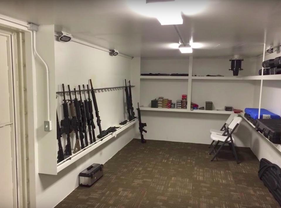 One of Rising S Company’s bunkers comes with a gun storage room.