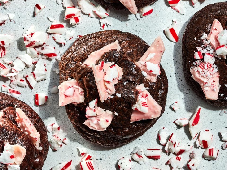 Triple Chocolate–Peppermint Cookies